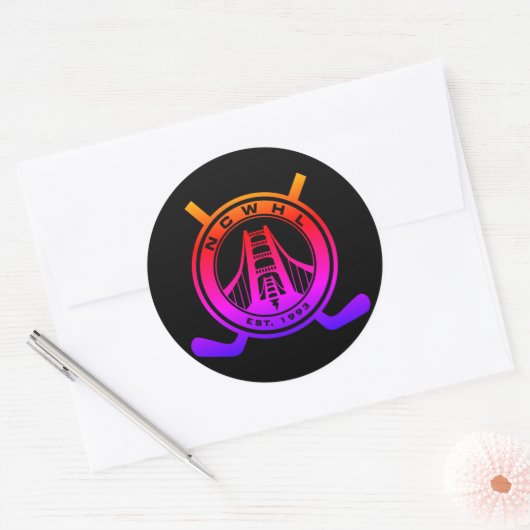 Kleurrijke NCWHL Stickers (Envelop)