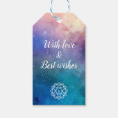 Kleurrijke Nebula Gift Labels Cadeaulabel (Voorkant)