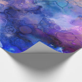 Kleurrijke Nebula Ink Spletters Cadeaupapier (Hoek)