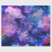 Kleurrijke Nebula Ink Spletters Cadeaupapier (Vlak)