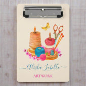 Kleurrijke Needle & Thread Mode Designer Crafter Mini Klembord