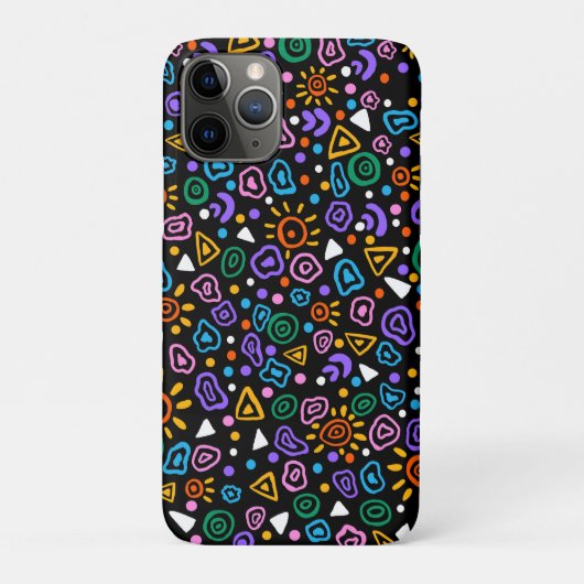 Kleurrijke Neon Abstracte Phonehoesje Case-Mate iPhone Case (Achterkant)