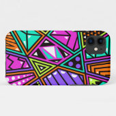 kleurrijke neon abstracte telefoonhoes Case-Mate iPhone case (Achterkant (horizontaal))