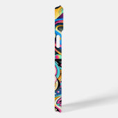 Kleurrijke Neon Bright Abstract 90's Pattern Print Case-Mate iPhone Case (Achterkant / Rechts)