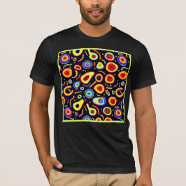 Kleurrijke Neon Fruit Delights Art T-shirt