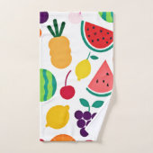 Kleurrijke neon fruit Fiesta Bad Handdoek (Handdoek)