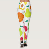 Kleurrijke neon fruit Fiesta Leggings (Achterkant)