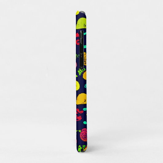 Kleurrijke Neon Fruit Pattern Art Case-Mate iPhone Case (Achterkant/links)