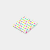 Kleurrijke Neon Lightning Bold Back-to-School Post-it® Notes (Schuin)