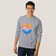 Kleurrijke Neon Oranje Roze Blauwe Grafische Print