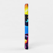 Kleurrijke Neon Paint Splatter Art Case-Mate iPhone Case (Achterkant/rechts)