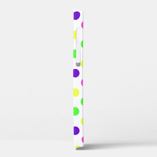 Kleurrijke Neon Polka Dots iPhone Case-Mate iPhone Case (Achterkant / Links)