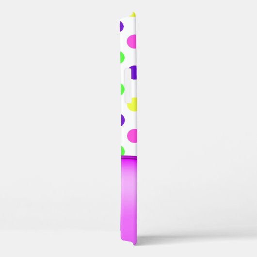 Kleurrijke Neon Polka Dots iPhone Case-Mate iPhone Case (Achterkant / Rechts)