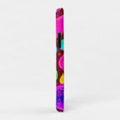Kleurrijke Neon Regendruppels Kunst Case-Mate iPhone Case (Achterkant/rechts)