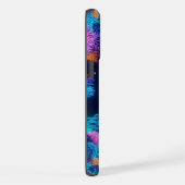 Kleurrijke neonhaai iPhone hoesje (Rechterkant)