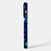 Kleurrijke neonhaai iPhone hoesje (Linkerkant)