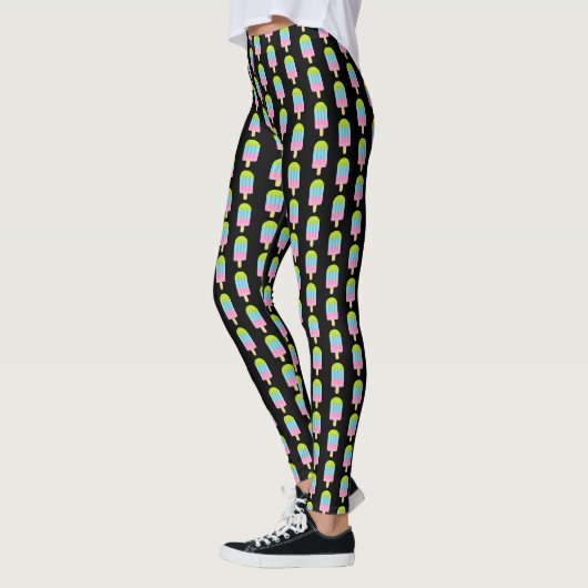 Kleurrijke neonkleurige leggings van popsicijs (Links)