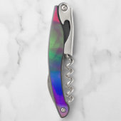 Kleurrijke neonlichten Abstract Kurkentrekker (Achterkant)