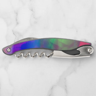 Kleurrijke neonlichten Abstract Kurkentrekker