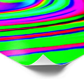 Kleurrijke neonpatronen. Bestel nu Perfect Poster (Hoek)