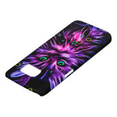 kleurrijke neuskat Case-Mate samsung galaxy hoesje (Onderkant)