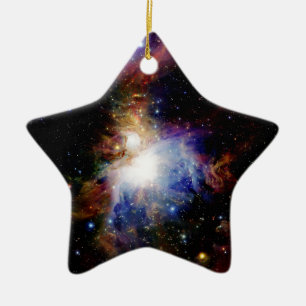 Kleurrijke Nevel Keramisch Ornament