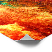 Kleurrijke nevelkunst verkennen poster (Hoek)