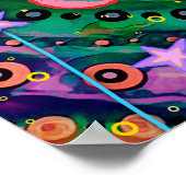 Kleurrijke Niet Raar Limited Edition Grappig Quote Poster (Hoek)