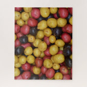 Kleurrijke nieuwe herfst aardappelen legpuzzel (Verticaal)