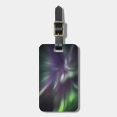 Kleurrijke noordelijke lichten bagagelabel (Voorkant verticaal)
