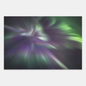 Kleurrijke noordelijke lichten inpakpapier vel (Voorkant)