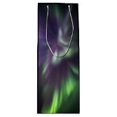 Kleurrijke noordelijke lichten wijn cadeautas (Voorkant)