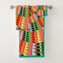 Kleurrijke "Noorderlicht" Fractal Art