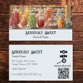 Kleurrijke nostalgische Snoep Store Visitekaartje