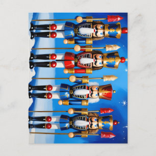 Kleurrijke notenkrakers scène briefkaart