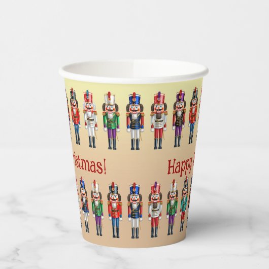 Kleurrijke Notenkrakers Speelgoed Soldiers Papieren Bekers (Links)