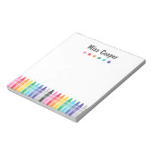 Kleurrijke Notitieblok voor Leraren (Linkerzijde)