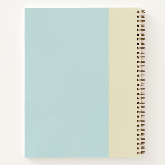 Kleurrijke notitietekst notitieboek (Achterkant)