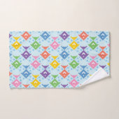 Kleurrijke oceaan vis patroon bad handdoek (Handdoek)