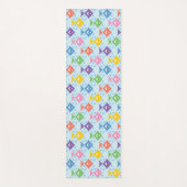 Kleurrijke oceaan vis patroon yogamat (Voorkant)