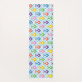 Kleurrijke oceaan vis patroon yogamat (Achterkant)