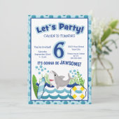 Kleurrijke oceaanbek 6: Uitnodiging (Staand voorkant)