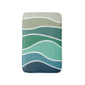 Kleurrijke oceaangolven badmat (Voorkant Verticaal)