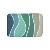Kleurrijke oceaangolven badmat (Voorkant)