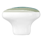 Kleurrijke oceaangolven keramische knop (Zijkant)