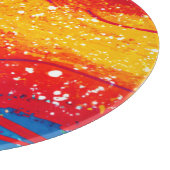 Kleurrijke oceaangolven patronen. Bestel nu Snijplank (Hoek)