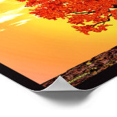 Kleurrijke ochtend eik poster (Hoek)