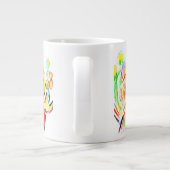 Kleurrijke octopus grote koffiekop (Achterkant)