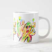 Kleurrijke octopus grote koffiekop (Rechts)