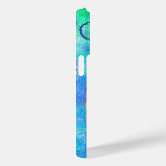 Kleurrijke Octopus iPhone Case (Achterkant / Rechts)